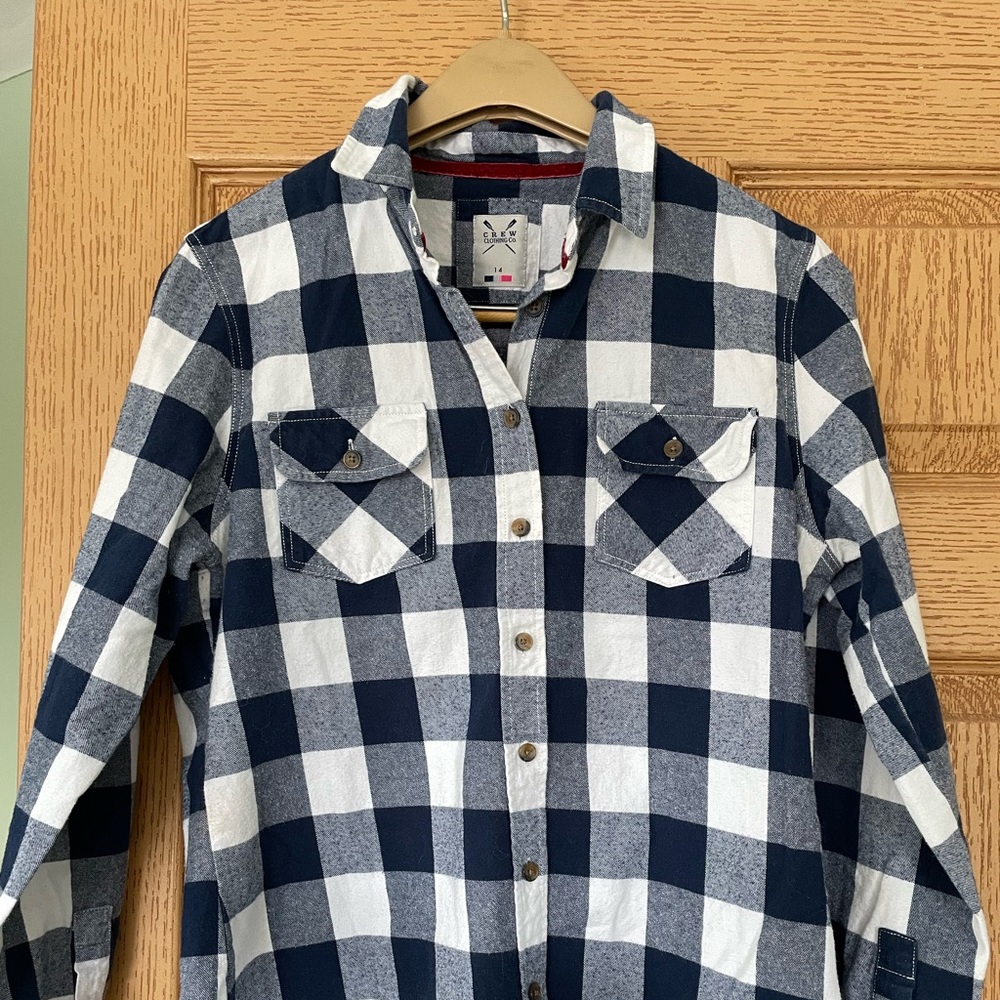 Ladies crew check shirt